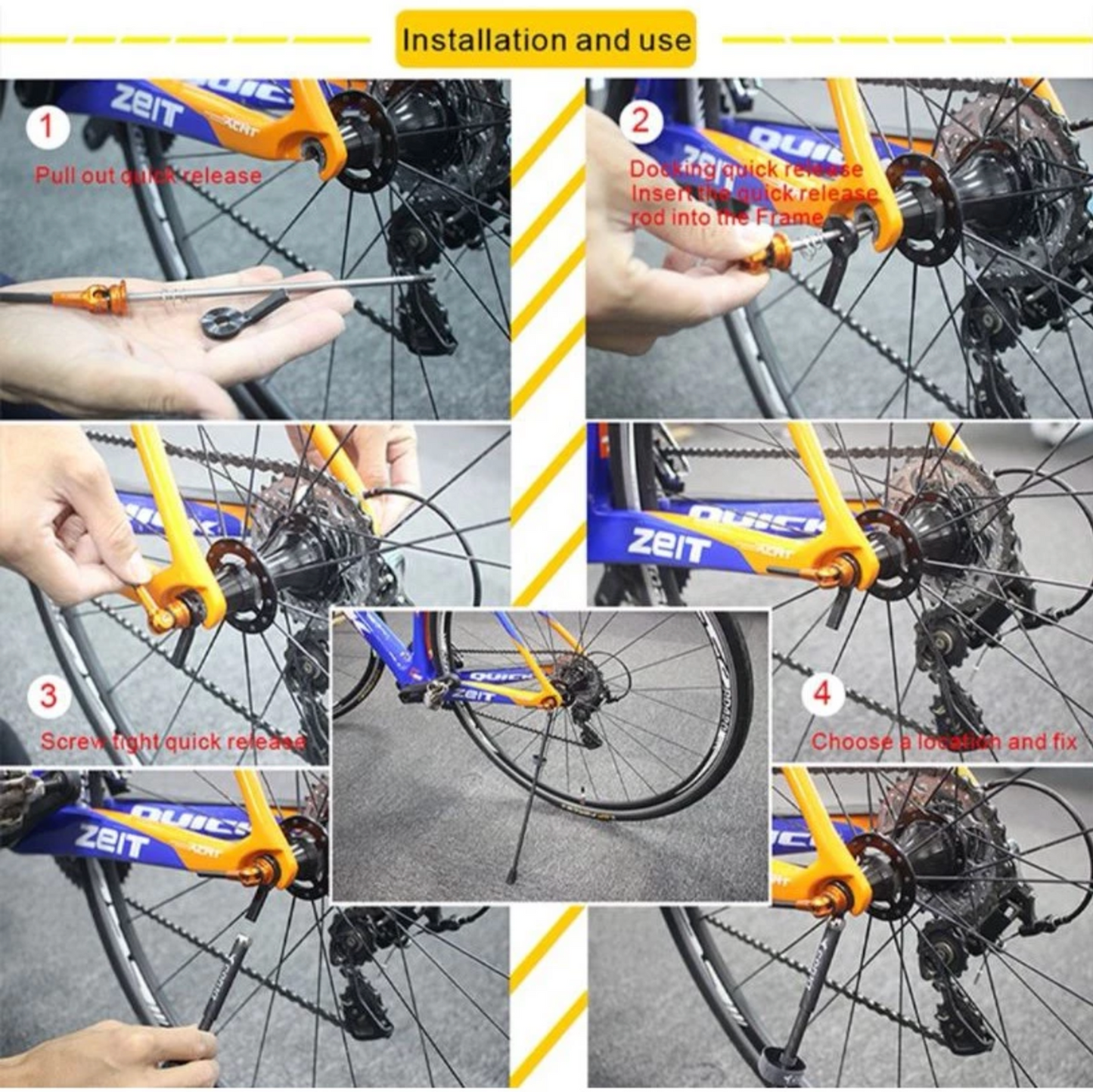 Corki Carbon Side Kick Stand for 20 22" Foldable Bike