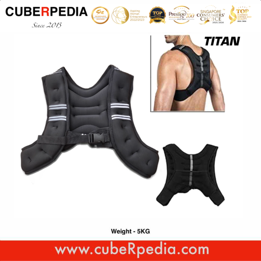 TITAN Weighted Workout Vest Equipment - 5KG