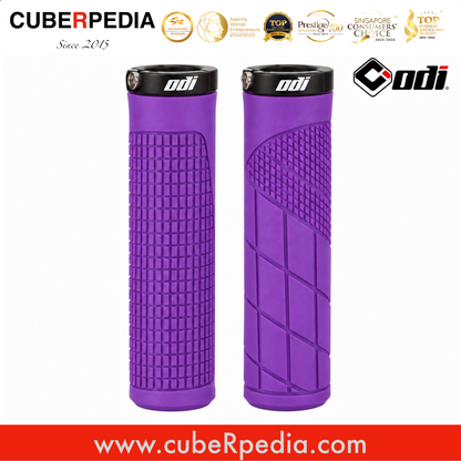 ODI OG-10 lock-on grip in Purple, one pair