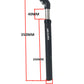 ZOOM Suspension Bicycle Seatpost 27.2 - Silver