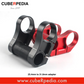 25.4mm to 31.8mm Stem Clamp CNC adapter - Red