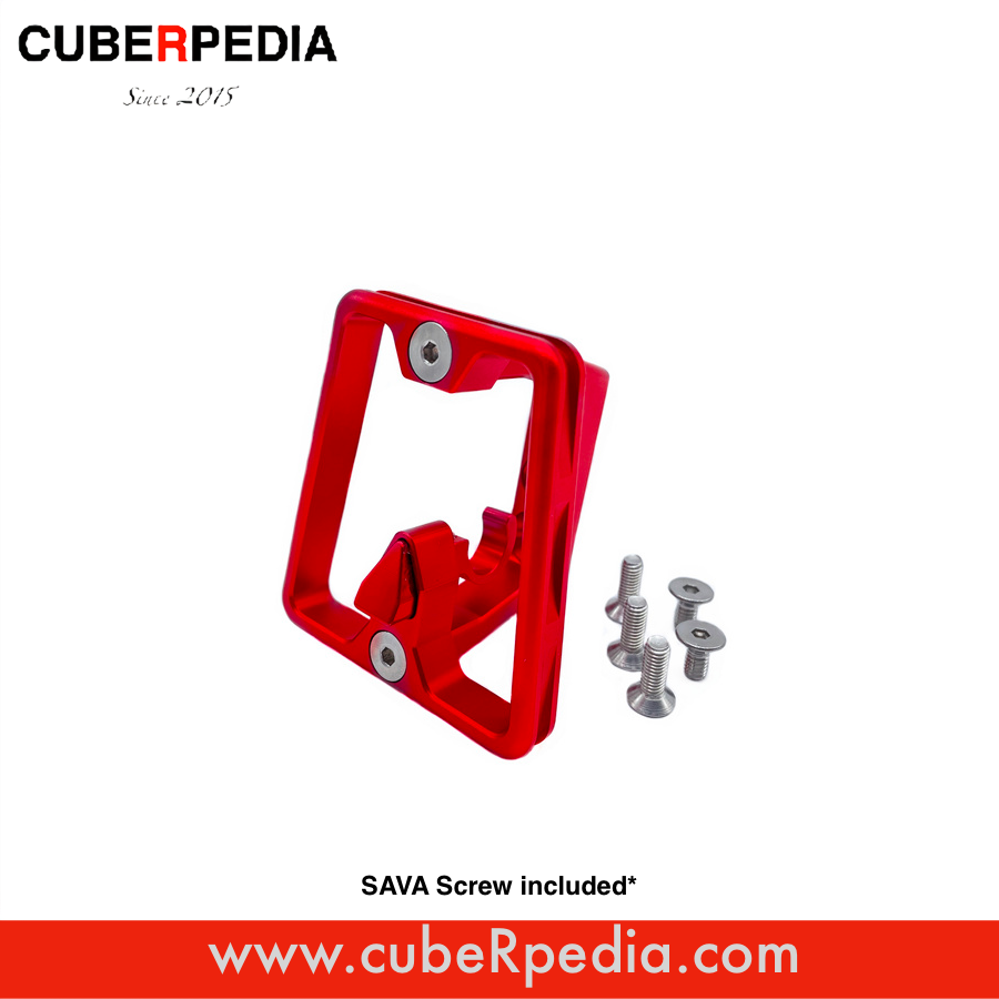 2/3-Hole Aluminum Block Adapter - Red