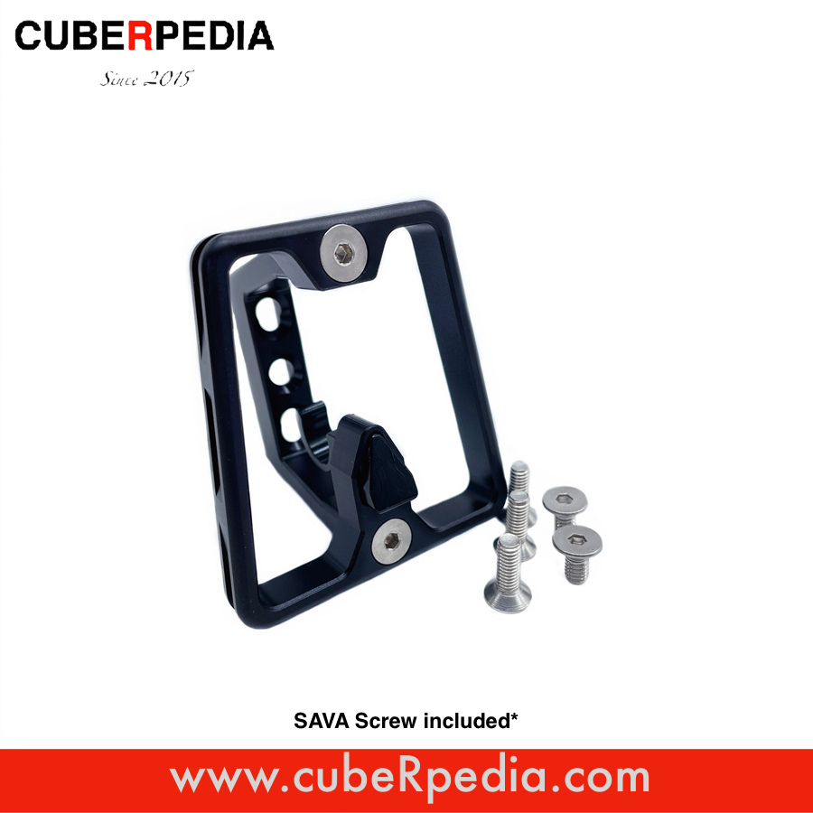 2/3-Hole Aluminum Block Adapter - Black – cubeRpedia