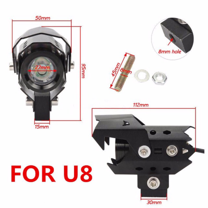 U8 Cree LED Light - Blue Halo