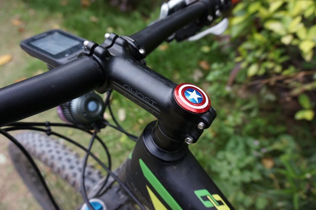 Captain America Bicycle Stem Cap Set