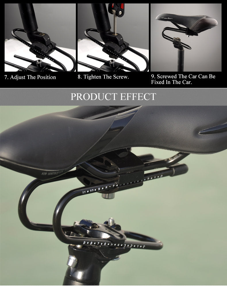 Bicycle saddle 2024 shock absorber