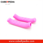 Brake Lever Silicone Anti Slip Grip (PER PIECE) - Pink