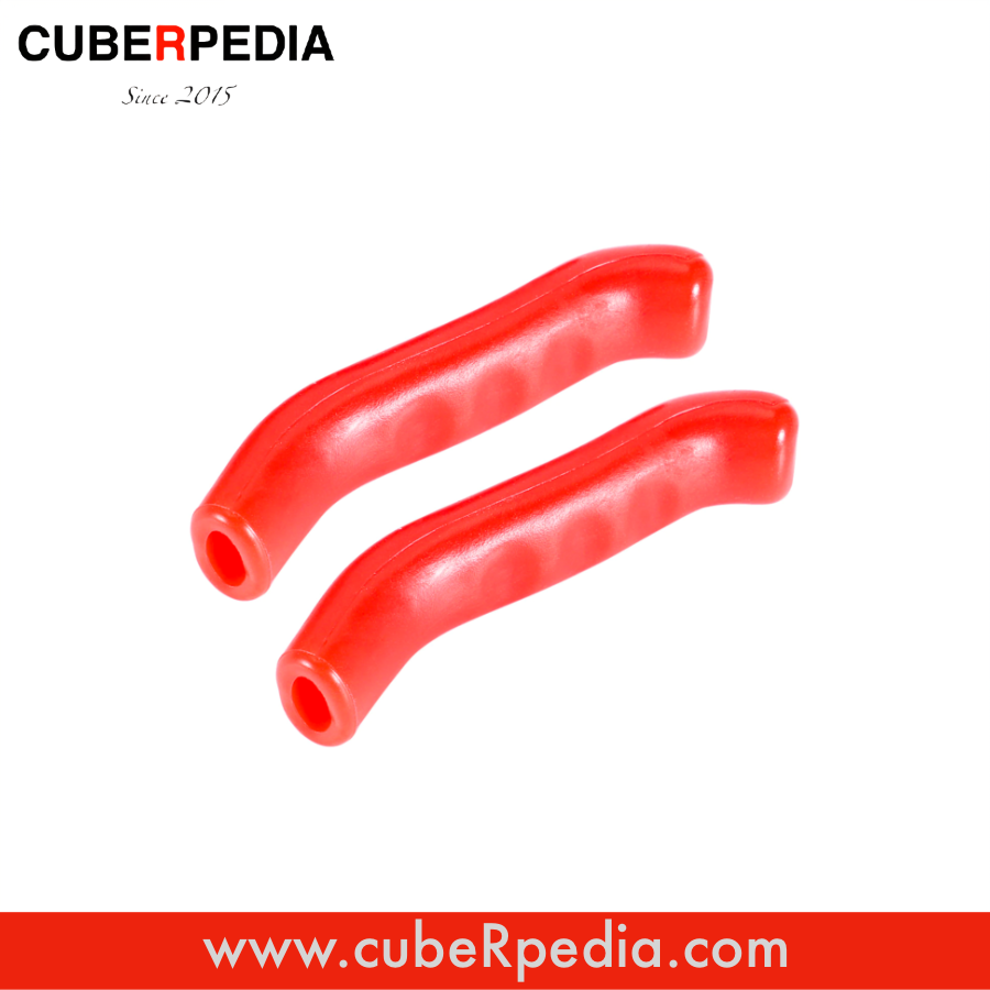 Brake Lever Silicone Anti Slip Grip (PER PIECE) - Red