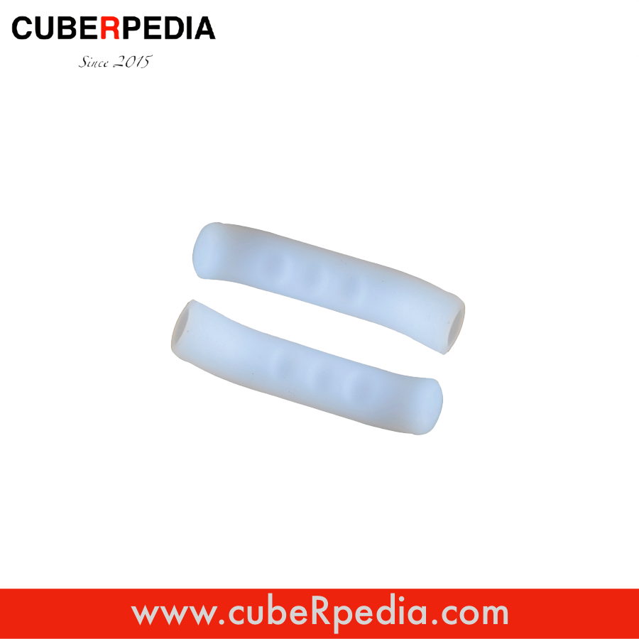 Brake Lever Silicone Anti Slip Grip (PER PIECE) - White