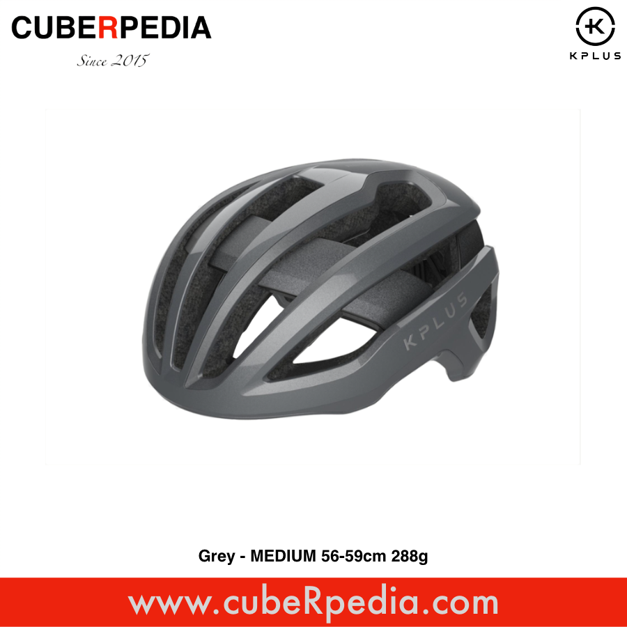 KPLUS NOVA Cycling Helmet Grey - Medium