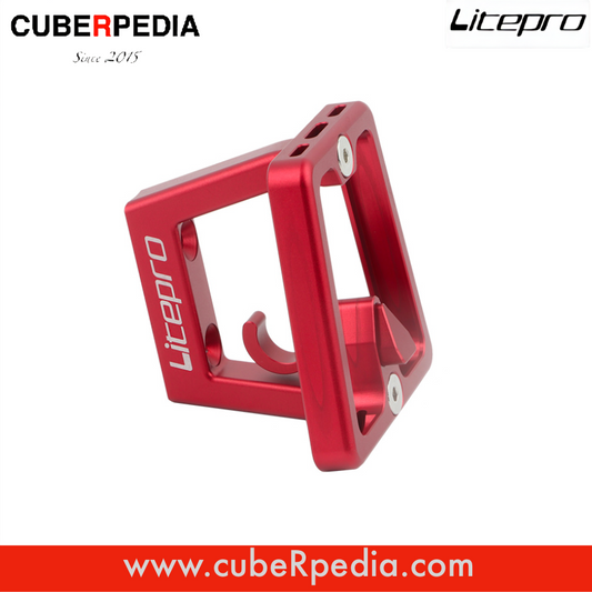 LitePro 2-Hole Aluminum Block Adapter - Red