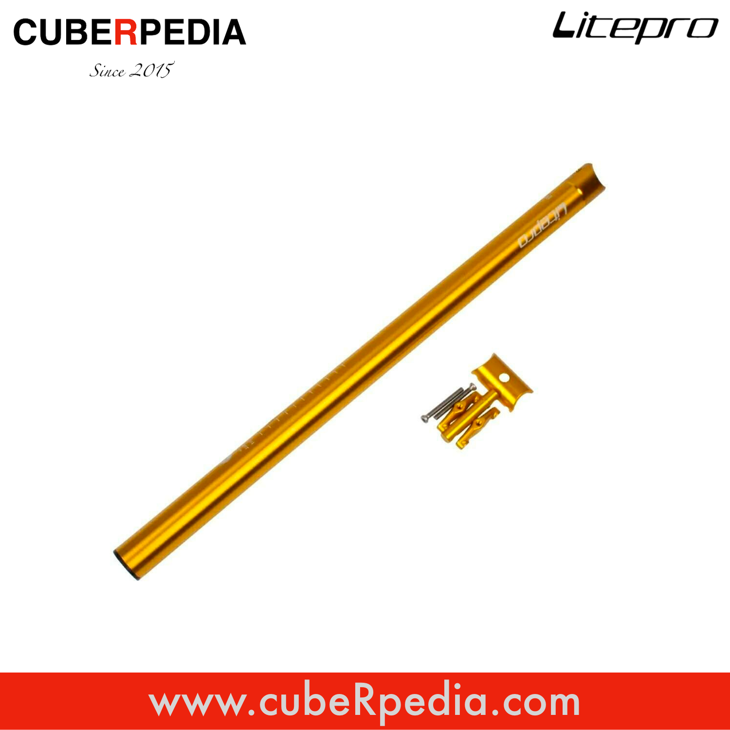 LitePro 31.8 Seatpost - Gold