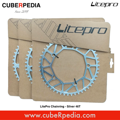 LitePro Chainring - Silver 46T