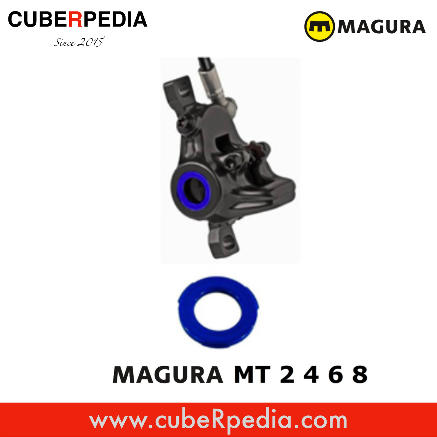 Magura Caliper Cover Kits Colour Ring 2/4/6/8 BLUE