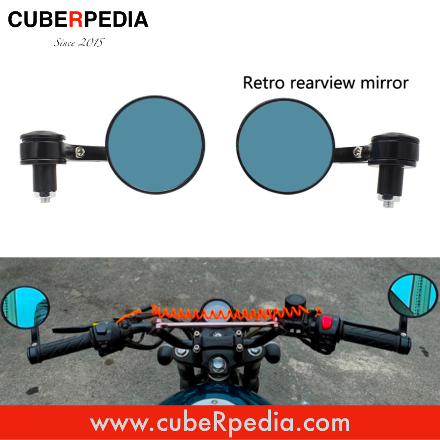 Motorcycle Side Anti Glare Convex Mirror