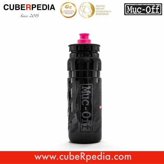 Muc-Off x Elite Fly Water Bottle 750ml - Black