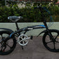 LANKELEISI Foldable Bicycle Blue