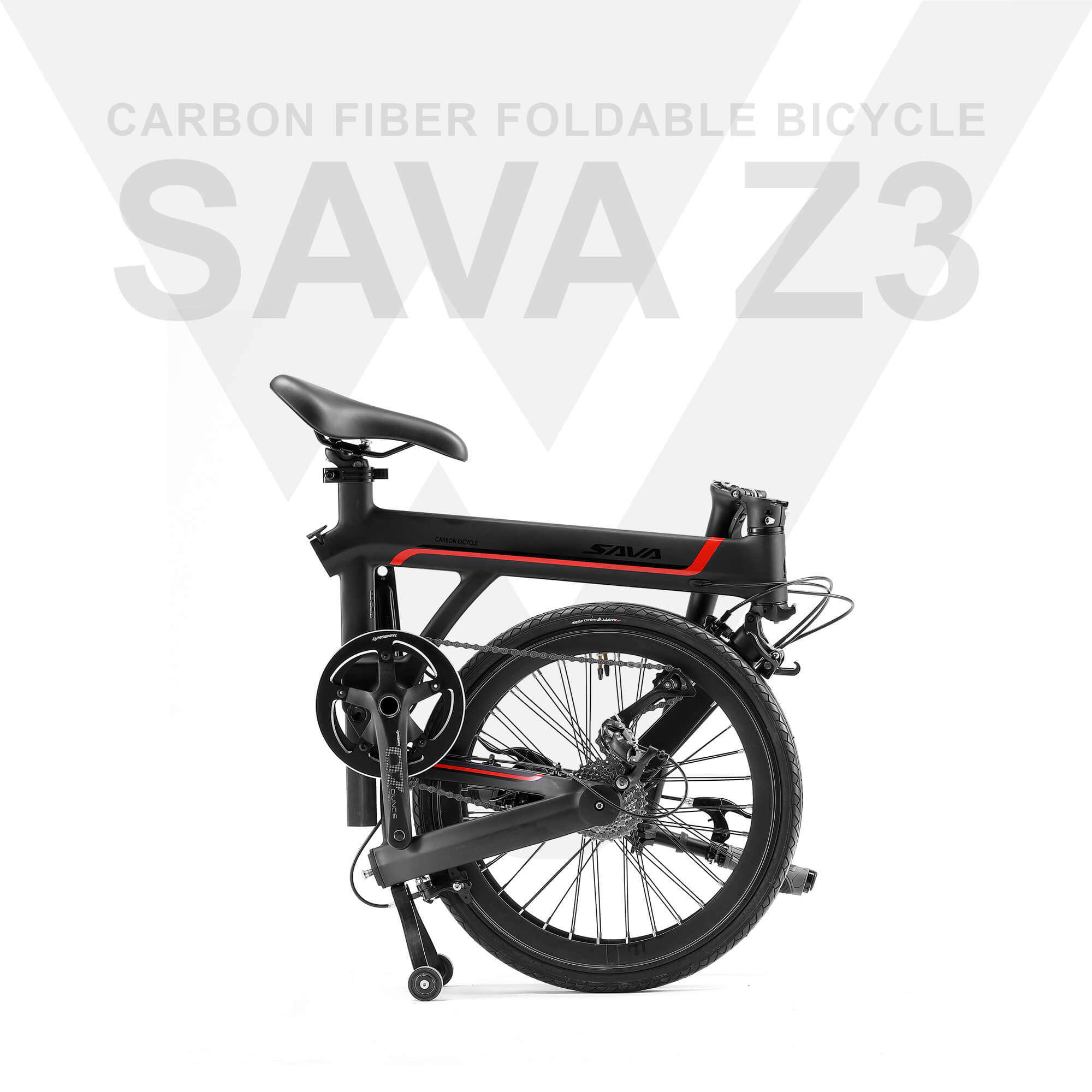 Sava carbon folding discount bike