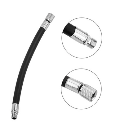 Air Valve / Nozzle Extender - Black Rubber