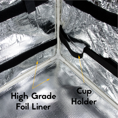MFC 32L MAGNETO V3 Series Magnetic and Zip with Lock Ring Sling Food Delivery Thermal Bag