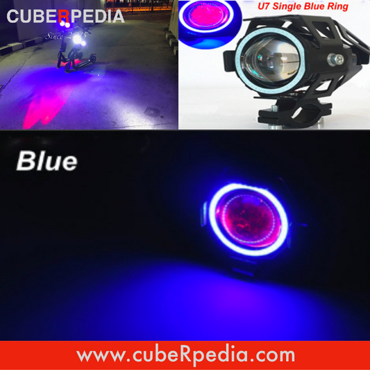 U7 Angel Eye Cree LED Light - Blue Single