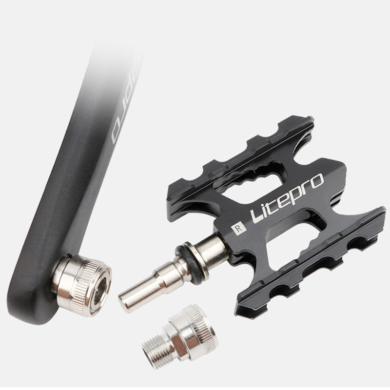 Litepro Quick Release Pedals - Silver
