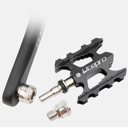 Litepro Quick Release Pedals - Oil Slick